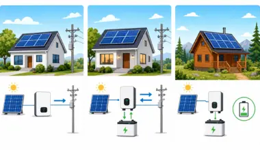 off-grid vs hybrid solar system