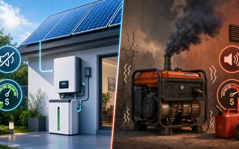 solar vs diesel generator